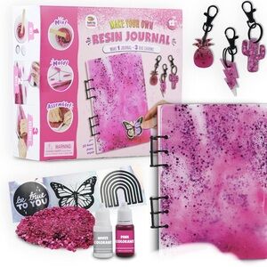 Make Your Own Notebook Journal Resin Kit for Beginners with Molds for Girls 👧🏻